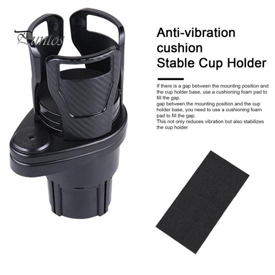 Increased Storage Capacity Cup Holder 2 In 1 Multifunctional Car Expander Adapter with Ergonomic Adjustable Base Double Layer Auto Organizer