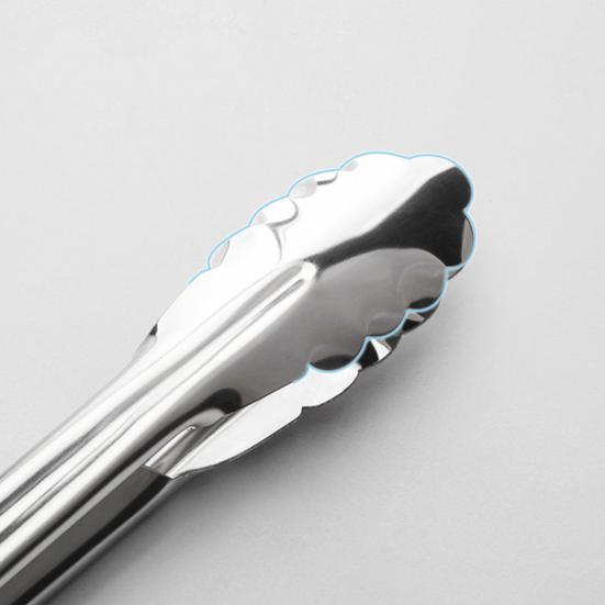 Szczypce do jedzenia Szerokie Łatwe Blokowanie Zastosowanie Stal Nierdzewna Długi Uchwyt Klipsy do Serwowania