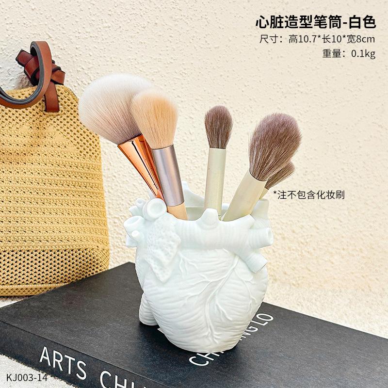 Neue Simulation Herz Stifthalter Dekoration Wohnzimmer Arbeitszimmer Schreibtisch Kreativer Aufbewahrungseimer Dekoration Dekoration