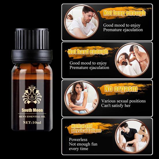 10ml Men Essential Oil Nourishing Thicken Penis Natural Extract Growth Man Dick Liquid Erection Health Care Oils for Adult