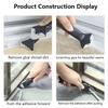 9PC Silicone Caulking Tool Set Metal Scraper Sealant Remover Finishing Tool For Grout And Tile Edges