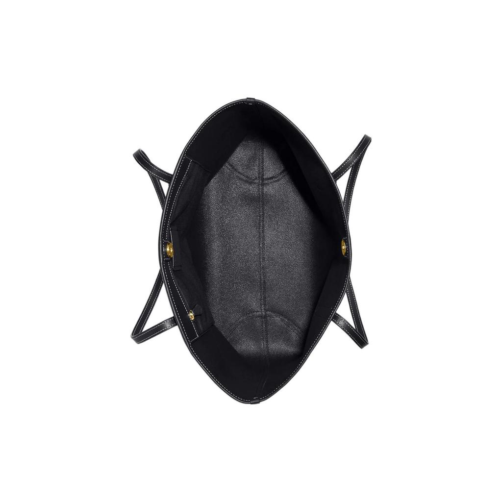 New COACH City Canvas With Leather Tote Bag, Shopping Bag, Handbag, Shoulder Bag Women's Marine Blue CF342-IMNAV