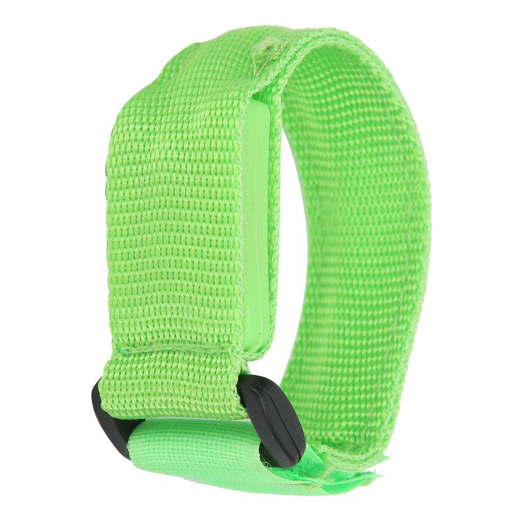 Outdoor Running LED Armband Adjustable Flashing Wristband Cycling Light Up BraceletGreen