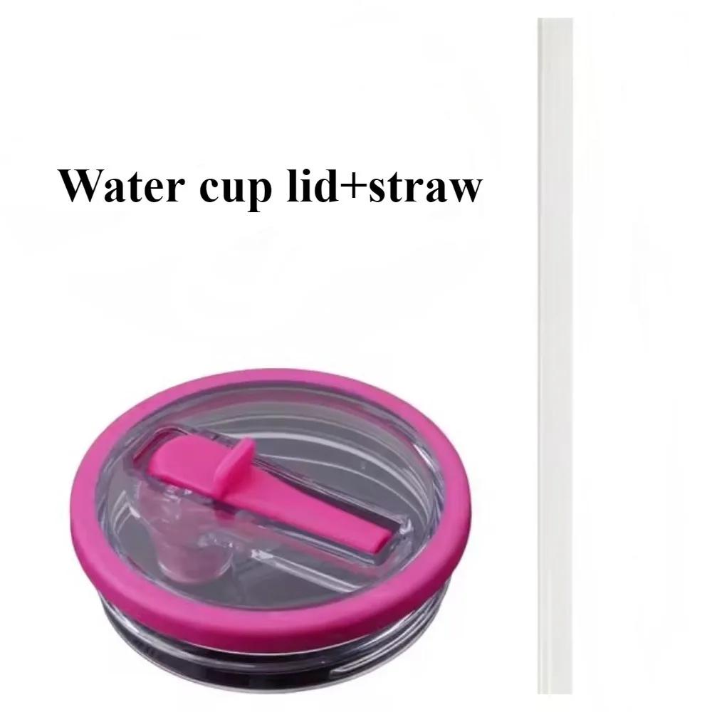 

40 унций для Stanley Spill-proof Cup Cover Сменная крышка для защиты окружающей среды Creative Spiral Straw Cover Cup Accessories розы красного