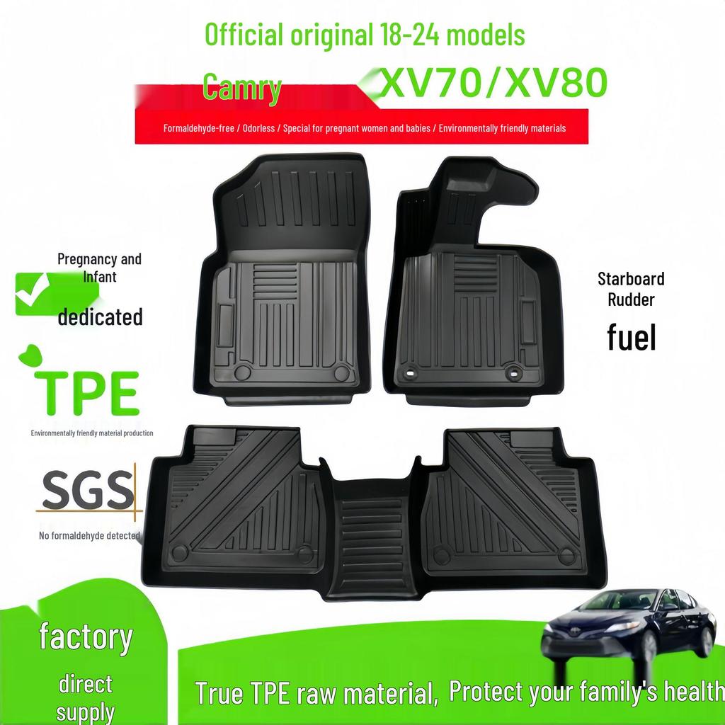 Toyota Camry 18-24 XV70/XV80 RHD Fuel TPE Floor Mats