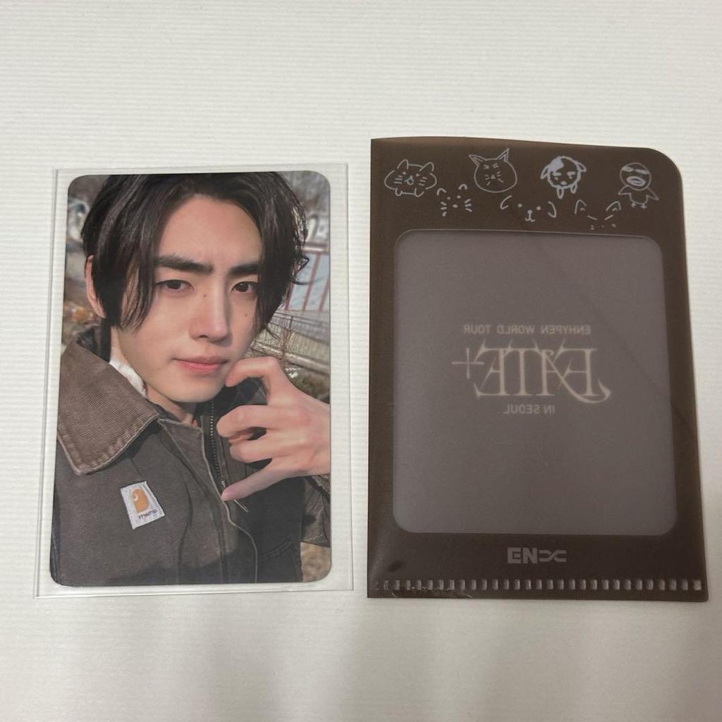 [USED] ENHYPEN Sunghoon FATE+ Seoul Concert FC Trading Card Venue Exclusive