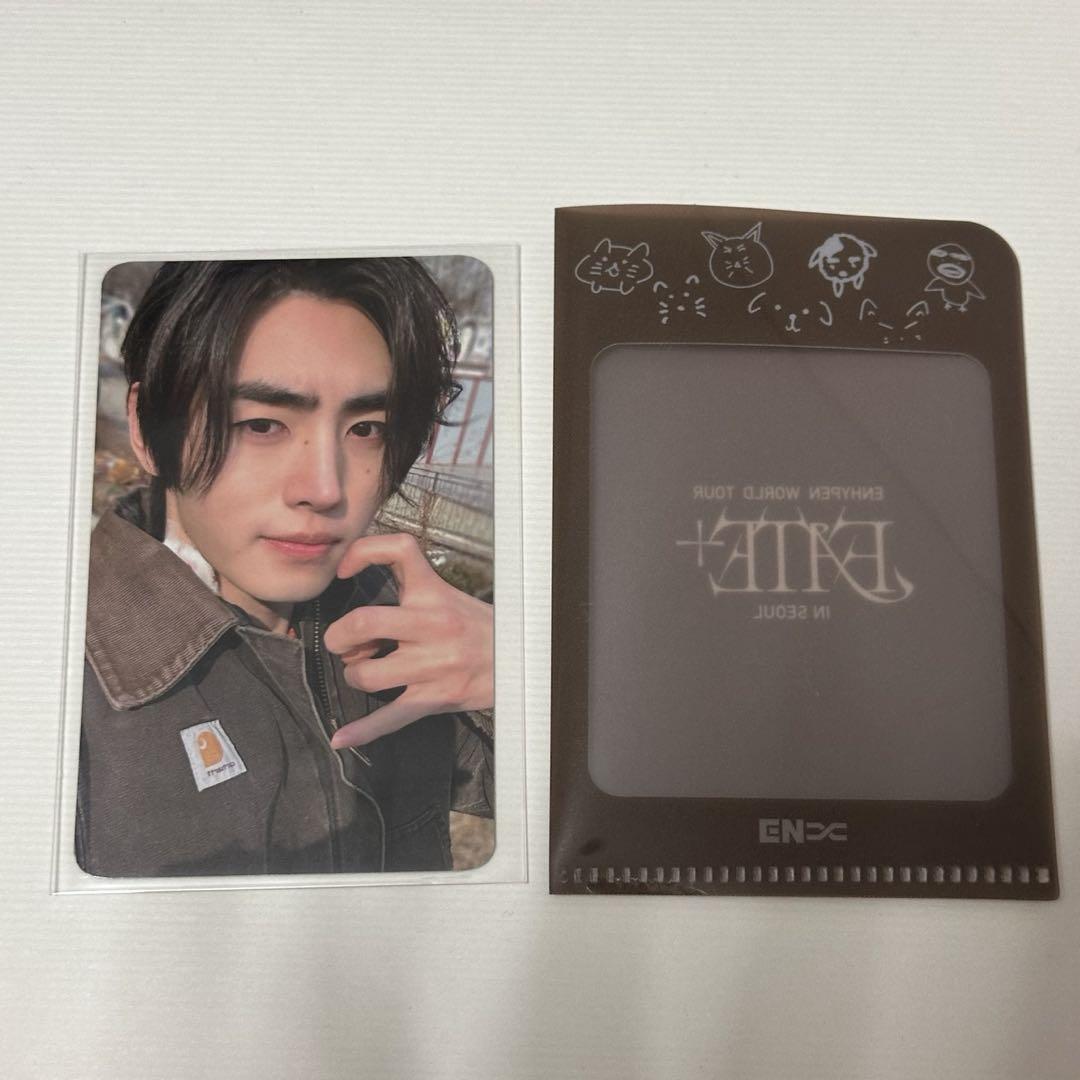 

[USED] ENHYPEN Sunghoon FATE+ Seoul Concert FC Trading Card Venue Exclusive