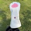 Golf Club Head Covers With Cartoon Design For Driver Fairway Wood Hybrids Corduroy Material Protection