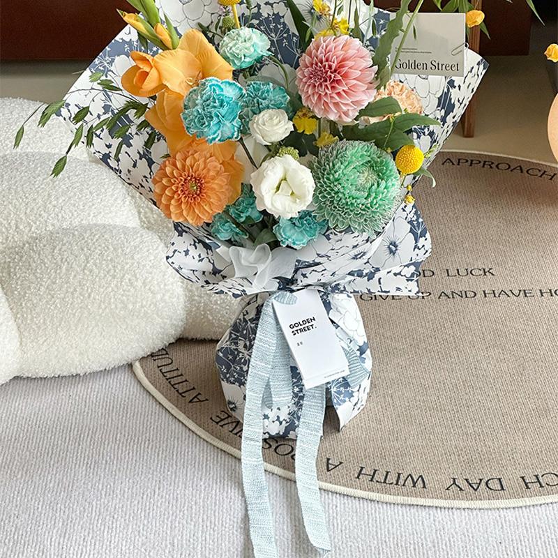 1Roll Gift Wrapping Decoration DIY 9.1M/Roll Sewing Supplies Ribbon Vintage Valentine's Day Wedding Flower Bouquet Packaging