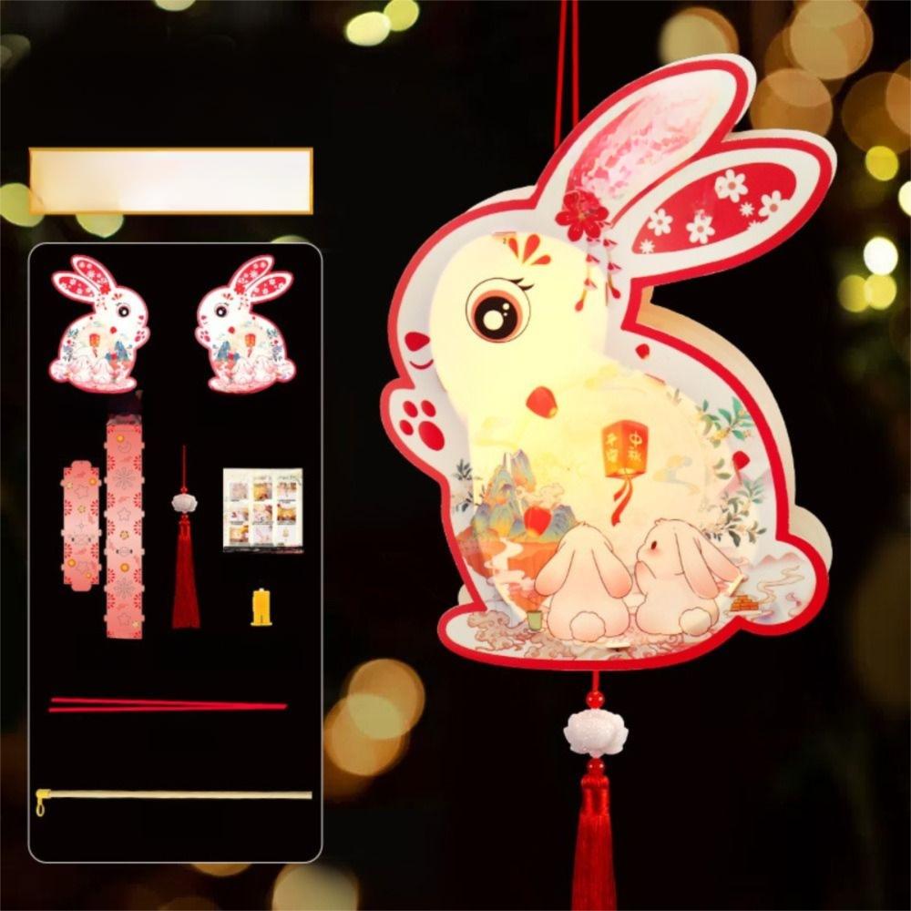 

Handmade Mid-Autumn Festival Lantern DIY Material Bag DIY Lantern Material Kit Photography Props Style16