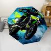 off road motorcycles Theme Automatic Umbrella, Lightweight & Portable, 8 Rib, Perfect for Outdoor Travel, Birthdays, Christmas, Gifts.