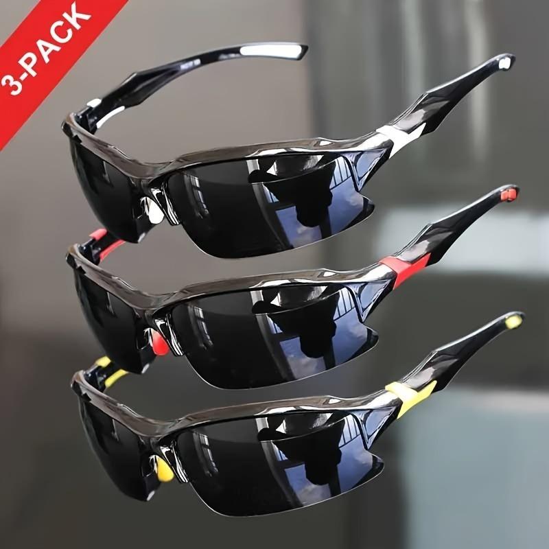 3 Stück Outdoor Radfahren Sportbrillen Angeln Fahren Pography Modebrillen