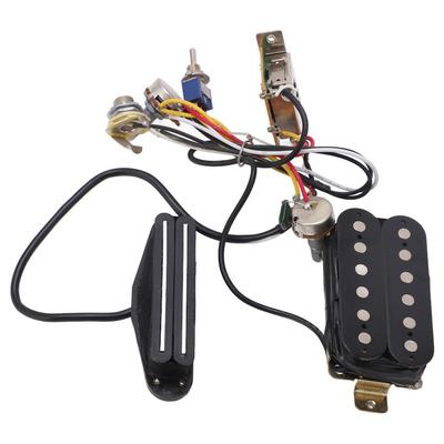 Faisceau de câblage de guitare Double Rail Double Bobinage Micro Pré-câblé Kit de câblage Accessoires d'instrument