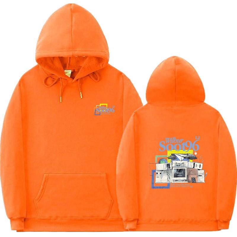 Wilbur Soot Inspired Hoodie Unisex Oversized Sweatshirt With Ribbed Hem Print Design