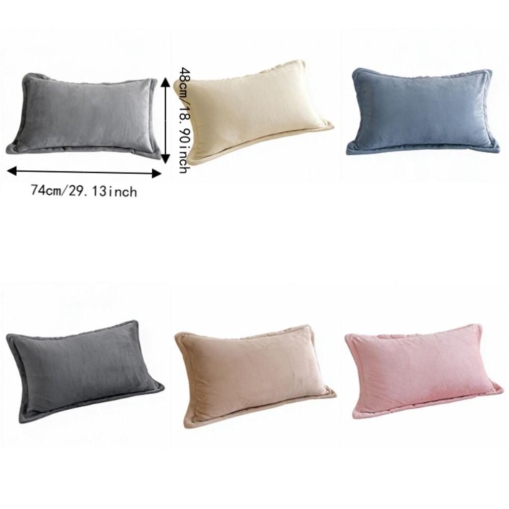 Skin-friendly Winter Pillow Cover Soft Sleeping Pillow Cover Comfortable Cushion Cover Bed Room