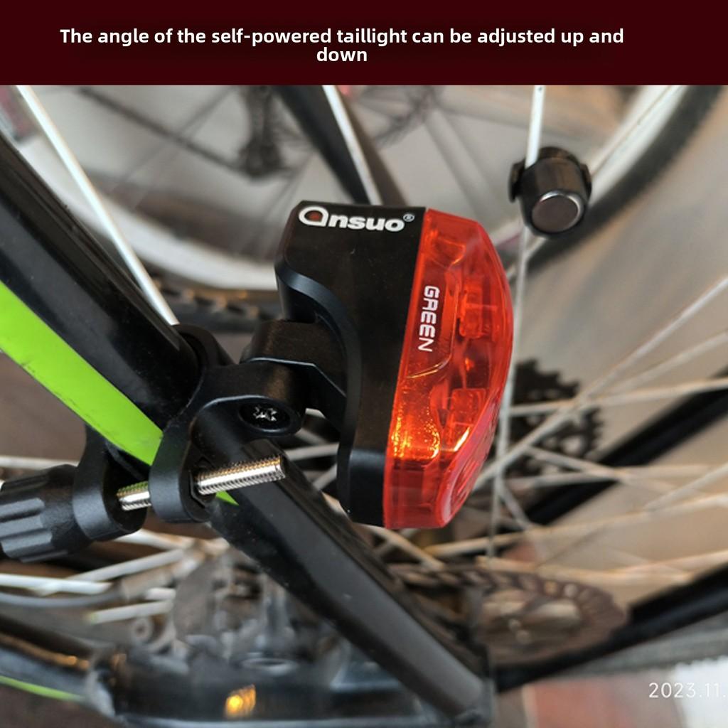Bicycle Tail Light Self Powered Led Warning Light For Mountain And Road Cycling Safety