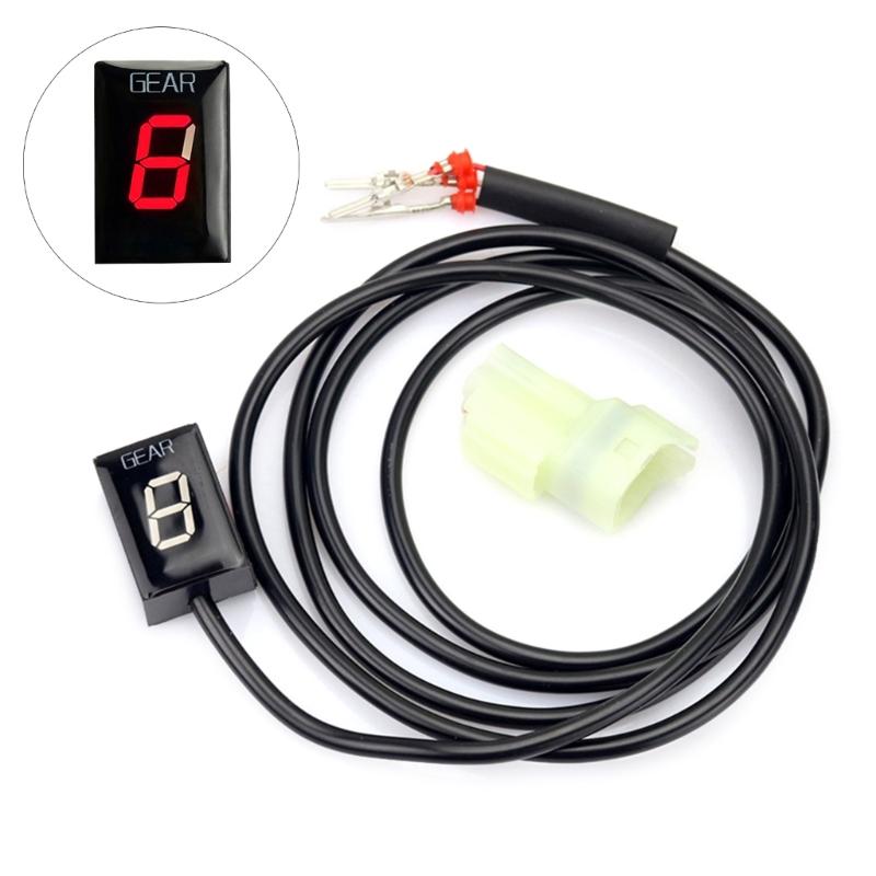 Motocykl 1-6 úrovňový LED displej s rychlostními stupni pro CBR1100XX CB600S