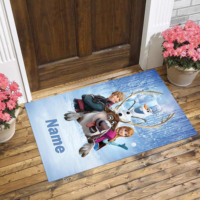 Personalized Name Princess Dreams Living Room Non-Slip Area Rug Soft Carpet for Bedroom Kids Playroom Sofa,Office Home Decor Doormat