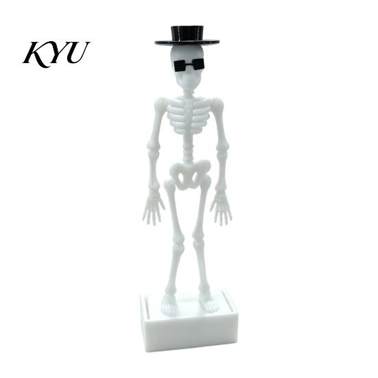 Unique Aquarium Bubbler Dancing Skeleton Bubbler, Glow-in-The-Dark with Air Driven Moving Ornament Action, Decorative for Freshwater Saltwater