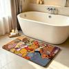Classic Cartoon-W-wInnie The Pooh-S Kawaii Carpet Bathroom Anti-slip Mat Door Mat Home Decoration Mat Entrance Scratch-resistant