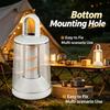 Detachable Camping Lamp Type C Charging 4 Modes Filament Breathing Light Bottom Screw Hole for Tent Bedroom