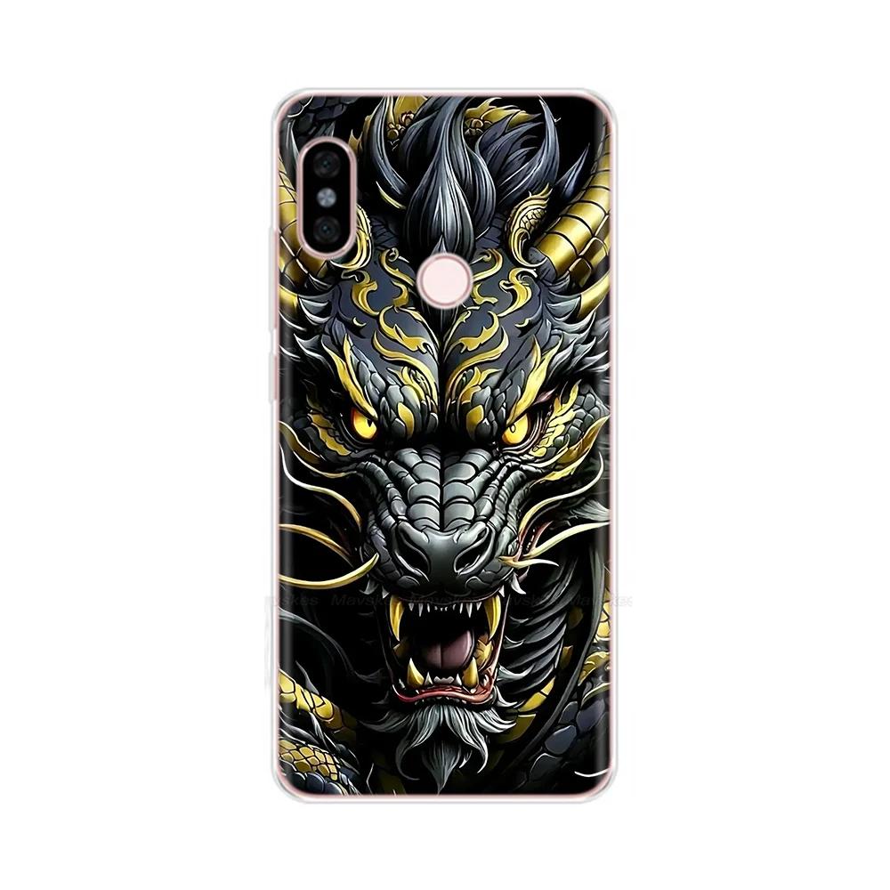 For Redmi Note 5 Note5 Pro Protective Shell Soft Silicone Phone Case Cartoon Painted Back Cover For Redmi Note 5 6 Pro Fundas