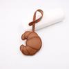 Croissant-Shaped Keychain Croissant Charm Pendant Keyring Jewelry For Girls Women Gift Bag Decoration