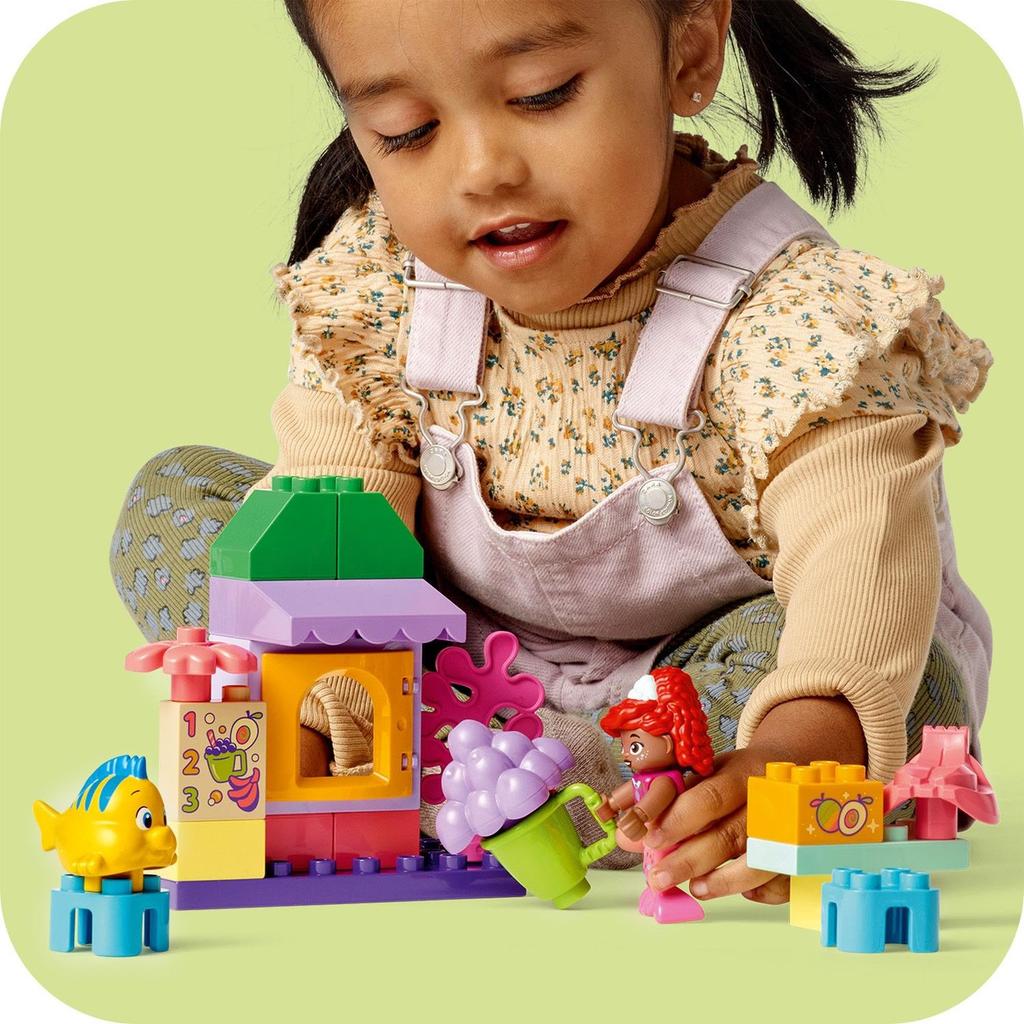 LEGO (LEGO) DUPLO Ariel and Flounder Cafe Toy, Gift, Birthday, Educational, Christmas, Boys and Girls, Ages 1.5, 2, 4, Pretend Play, Disney Toy, 10420