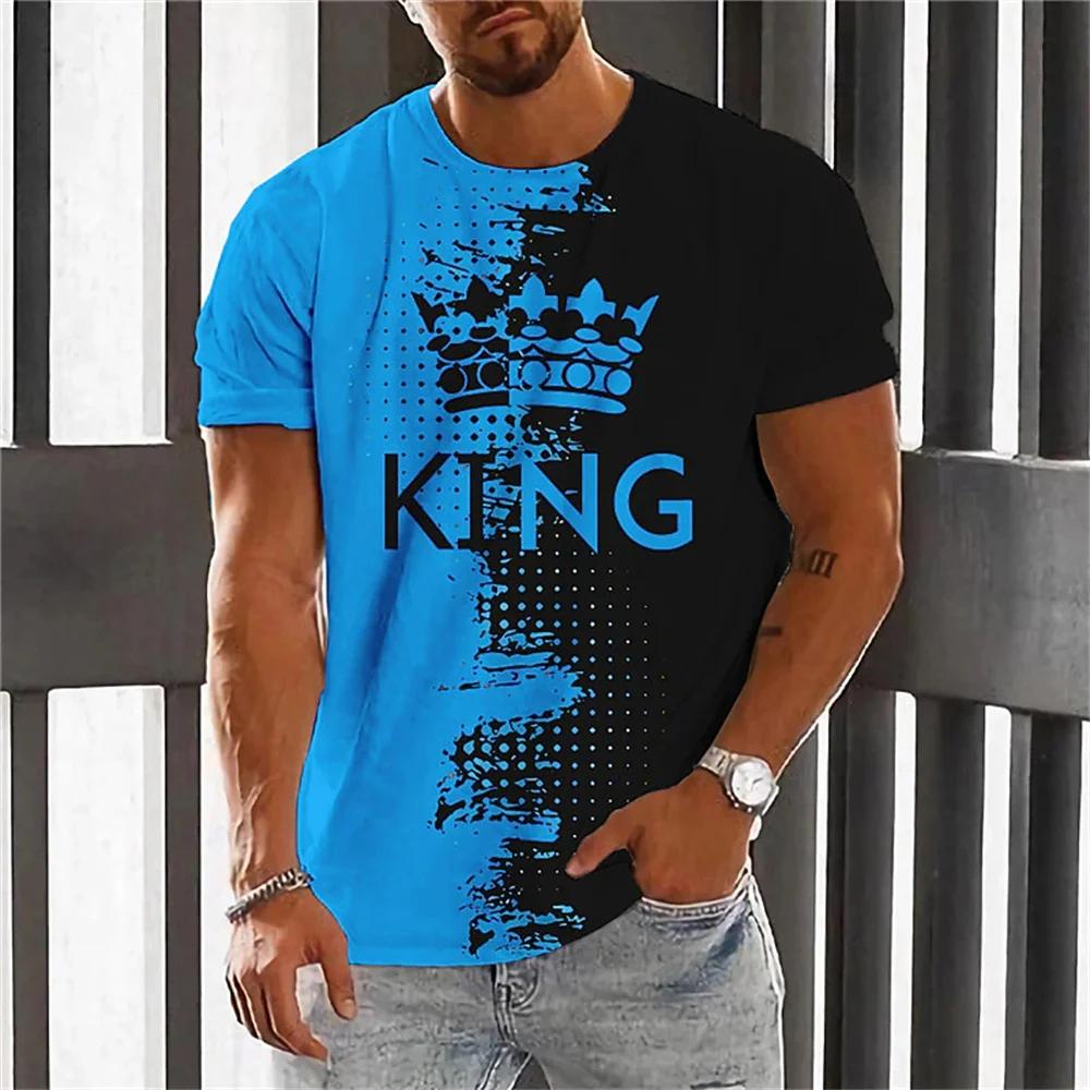 Men's Short Sleeve Crew Neck T-Shirt Trend Retro Hip Hop Style Short Sleeve Y2K Top Top Men's Oversized Men Short Sleeve T-Shirt