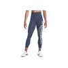 Under Armour Logo Letter Print Slim Fit Nine-Point Fitness Pants Women pants Gray 1377087-044