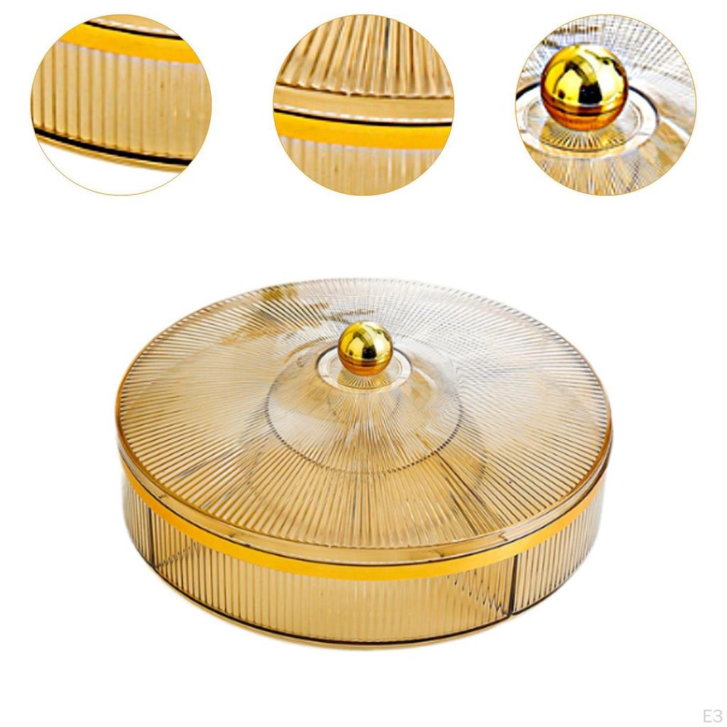 Dried Fruit Holder Tray Food Storage Container Creative Snack with Lid Appetizer Nut