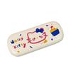 Portable Eyeglasses Case for Women Cartoon Pattern Hard Shell Eyewear Storage Box Shock Resistant Lightweight Design for Frames
