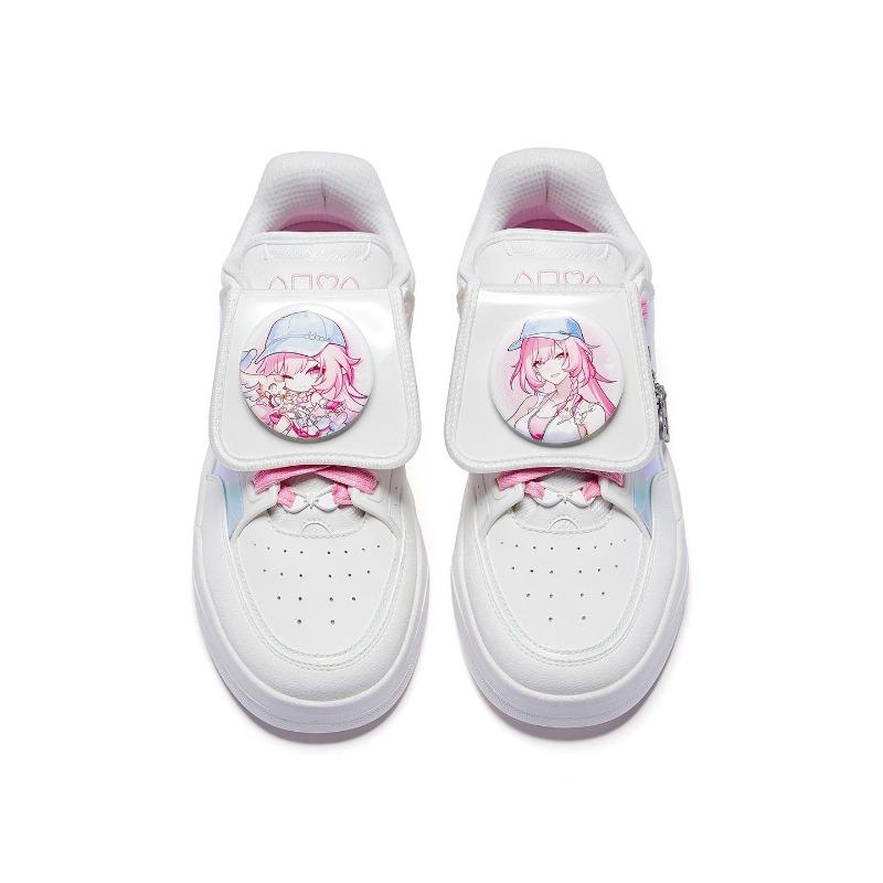 Anta X Honkai: Star Rail Dámské nízké skate boty Aojie Bílé 122628040R-1