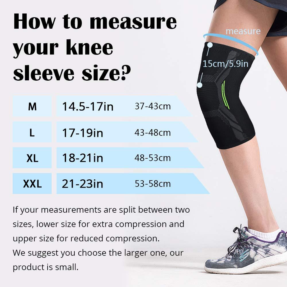 Single Knitted Nylon Sports Knee Pad Riding Protective Gear Running Basketball Skipping Rope Warm Knee Pad Foot Cold Proof