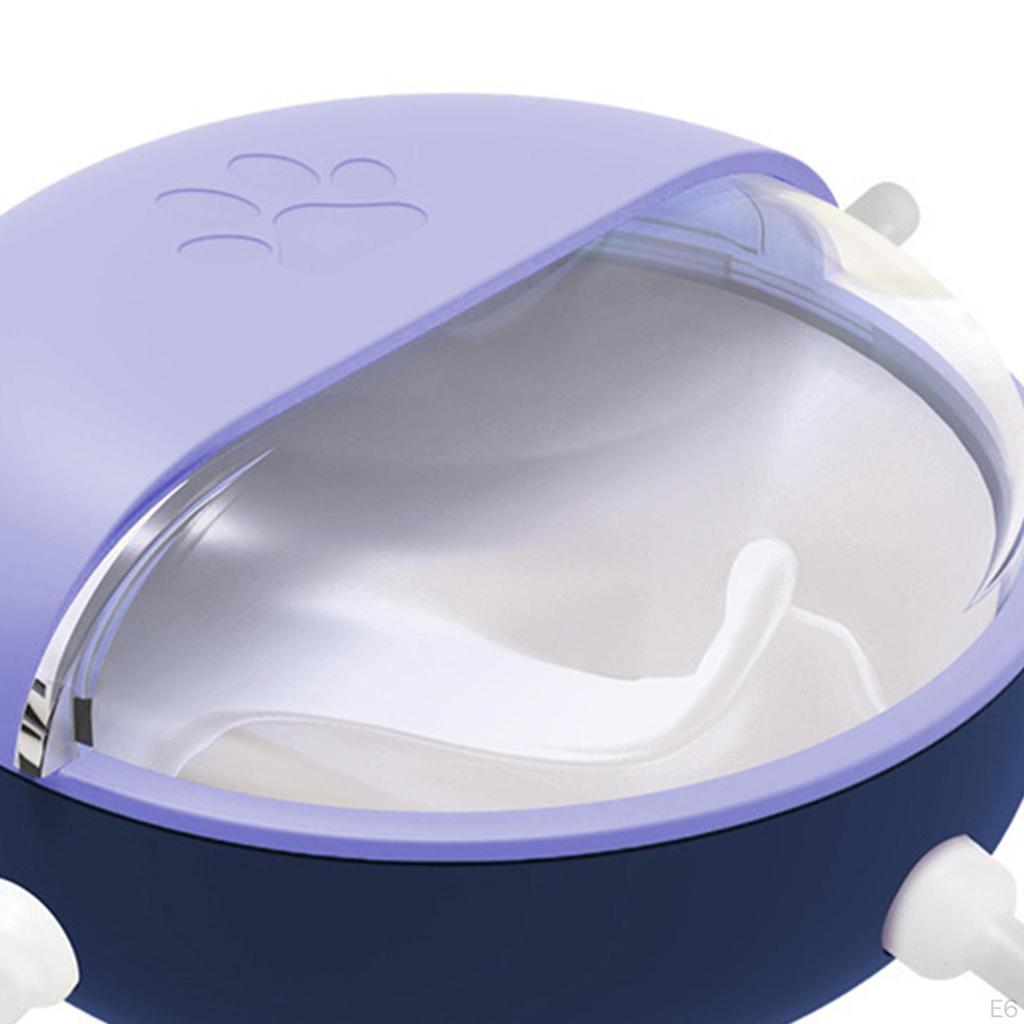 Cat Nursing Feeder Built in Silicone Sucking Nozzle, Newborn Bowl, Puppy 180ml Large