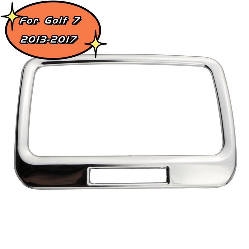 ABS/Steel Car Rear A/C Air Vent Outlet Cover Frame Sticker Trim for Volkswagen VW Golf 7 7.5 MK7 MK7.5 2013 - 2019 Accessories