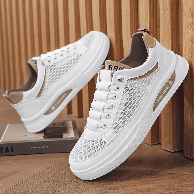 Men's Shoes Spring and Summer New Men's Injection Molding Sports Shoes Breathable Color Matching Fashion Casual Versatile Daily Comfortable Men's Shoe