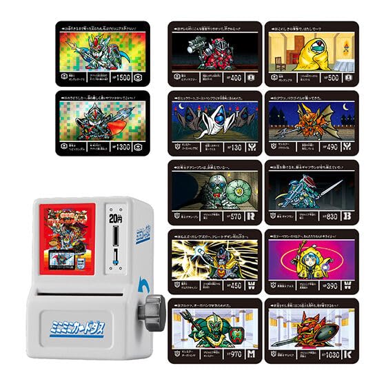Mini Mini Carddass SD Gundam Gaiden Knights of the Round Table All 8 Types Set Full Comp Gacha Gacha