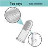 Cross-Border Silicone Pet Toothbrush: Safe, Portable Brush for Cat & Dog Oral Care, Anti-Calculus Cleaning Tool