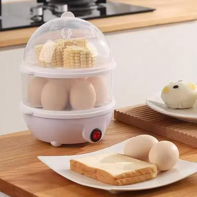 7 Egg Multi-Functional Automatic Power Off Egg Cooker for Home Steamed Egg Boiled Egg Maker Breakfast Cooking Appliance