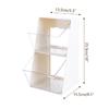 Ins Coffee Capsule Storage Box Dustproof Coffee Tea Bag Organizer Desktop Sundries Organizer Stationery Cosmetics Storage Shelf