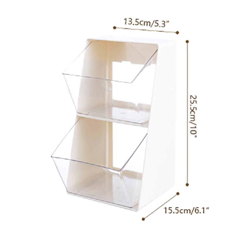 Pudełko do przechowywania kapsułek kawy Pyłoszczelny organizer na torebki kawy i herbaty Organizer na biurko Artykuły piśmiennicze Półka do przechowywania kosmetyków