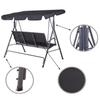 Balançoire de jardin - SPRINGOS - Modèle Fiona - 3 personnes - Toit réglable - Métal durable