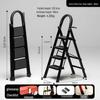 Housewarming Joy Portable Folding A-frame Ladder, Carbon Steel, 4-5 Steps