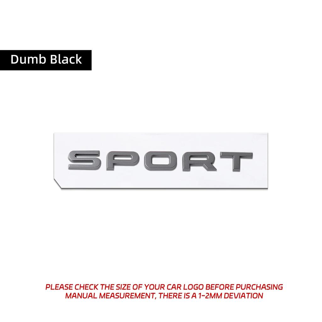 VTL1 Per Range Rover Evoque Sport HSE 1 pz Plastica ABS 3D Emblema Grande per Bagagliaio Auto Lettere Volvo Adesivo Decalcomania per Logo Range Rover