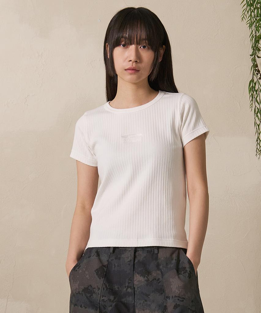 FDR Sulfar Washing Rib Muscle Short Sleeve Black