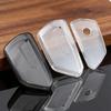 Transparent Car Key Case Cover For VW Volkswagen Golf 8 MK8 Cupra Skoda Octavia A8 SEAT Leon MK4 2020 2021 Accessories