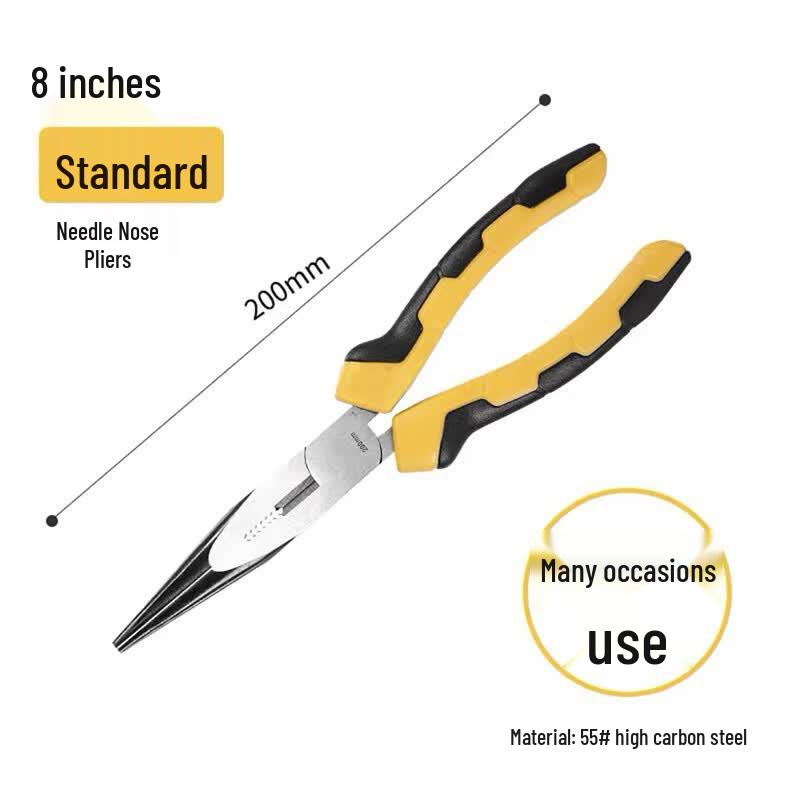 SaiZes 8-inch Needle-Nose Pliers 8 inch