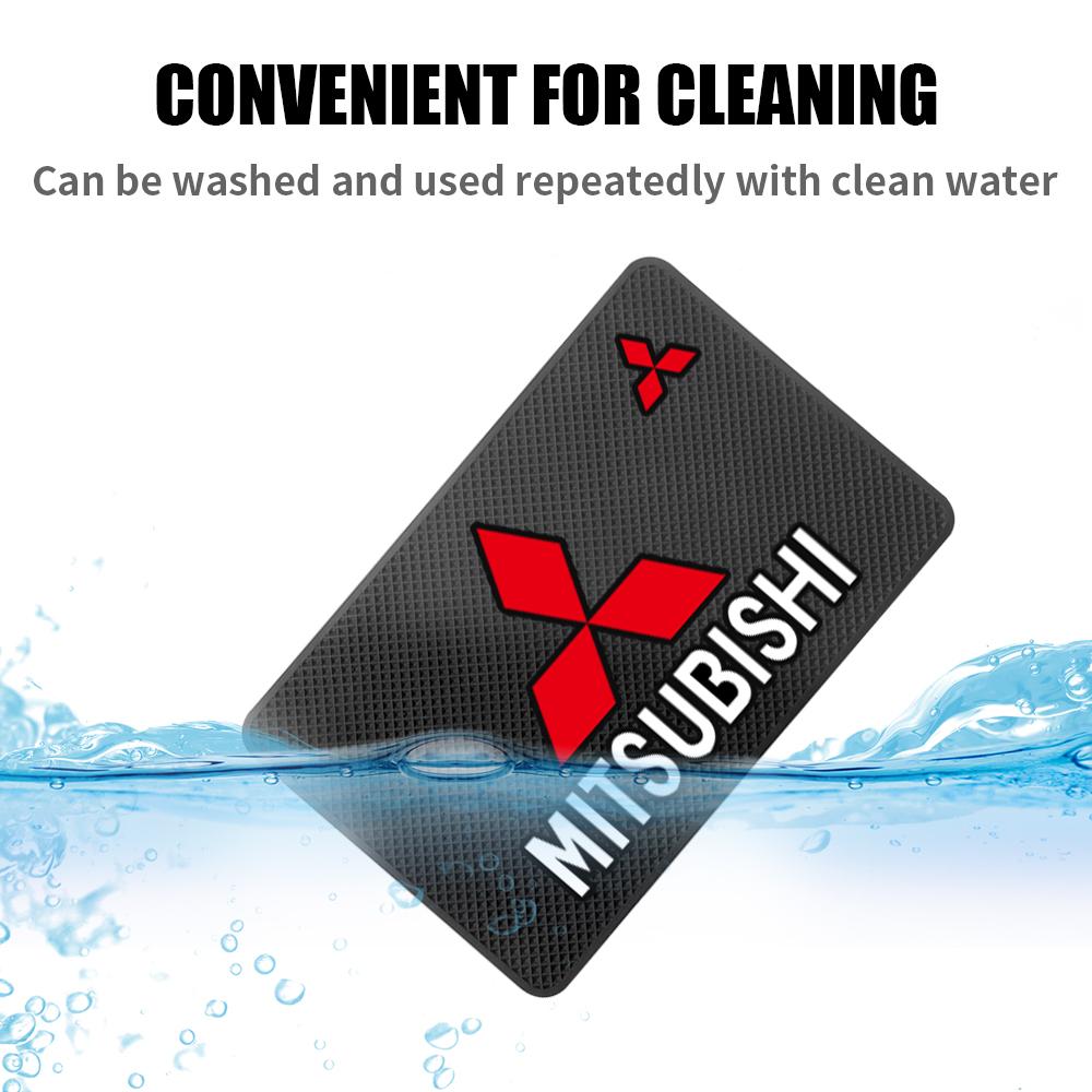Tapis Antidérapant pour Panneau de Voiture Autocollant PVC Antidérapant Pour Mitsubishi 9 Ralliart X EX L200 Colt Outlander Pajero Lancer Eclipse Cross