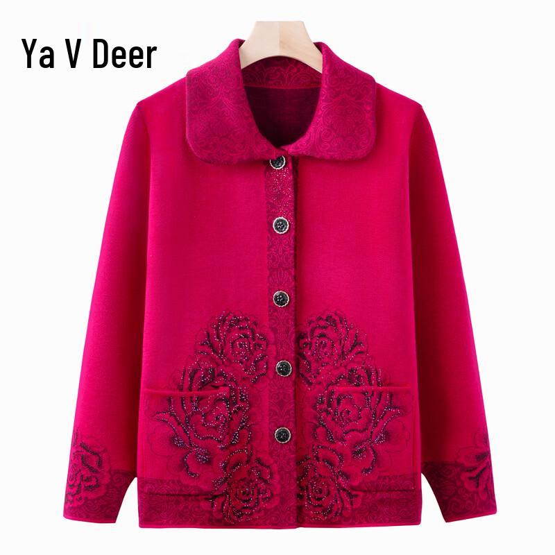 Ya Lu Women s Thickened Warm Lapel Cardigan XL